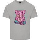 A Meditating Elephant Yoga Spiritual Kids T-Shirt Childrens Sports Grey