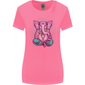 A Meditating Elephant Yoga Spiritual Womens Wider Cut T-Shirt Azalea