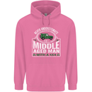 A Middle Aged Man With a 4x4 Off Roading Mens 80% Cotton Hoodie Azelea