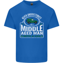 A Middle Aged Man With a 4x4 Off Roading Mens Cotton T-Shirt Tee Top Royal Blue