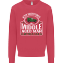 A Middle Aged Man With a 4x4 Off Roading Mens Sweatshirt Jumper Heliconia