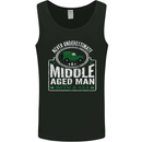 A Middle Aged Man With a 4x4 Off Roading Mens Vest Tank Top Black