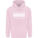 A Moment of Science Please Funny Geek Mens 80% Cotton Hoodie Light Pink