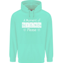 A Moment of Science Please Funny Geek Mens 80% Cotton Hoodie Peppermint