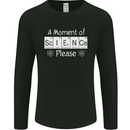 A Moment of Science Please Funny Geek Mens Long Sleeve T-Shirt Black