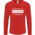 A Moment of Science Please Funny Geek Mens Long Sleeve T-Shirt Red