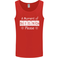 A Moment of Science Please Funny Geek Mens Vest Tank Top Red