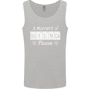 A Moment of Science Please Funny Geek Mens Vest Tank Top Sports Grey
