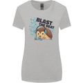 A Music DJ Hedgehog Headphones Dance Womens Wider Cut T-Shirt Sports Grey
