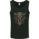 A Mystical Bull Skull Demonic Evil Fantasy Mens Vest Tank Top Black