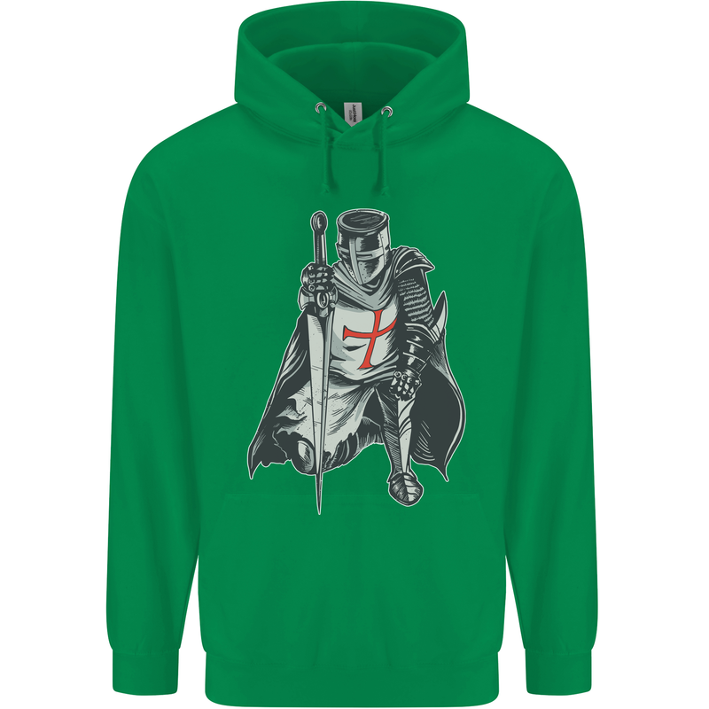 A Nights Templar St. George's Day England Childrens Kids Hoodie Irish Green