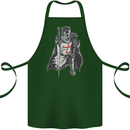A Nights Templar St. George's Day England Cotton Apron 100% Organic Forest Green