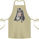 A Nights Templar St. George's Day England Cotton Apron 100% Organic Khaki