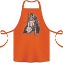 A Nights Templar St. George's Day England Cotton Apron 100% Organic Orange