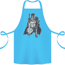 A Nights Templar St. George's Day England Cotton Apron 100% Organic Turquoise