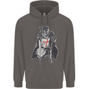 A Nights Templar St. George's Day England Mens 80% Cotton Hoodie Charcoal