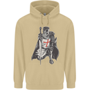 A Nights Templar St. George's Day England Mens 80% Cotton Hoodie Sand