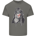 A Nights Templar St. George's Day England Mens Cotton T-Shirt Tee Top Charcoal