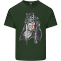 A Nights Templar St. George's Day England Mens Cotton T-Shirt Tee Top Forest Green