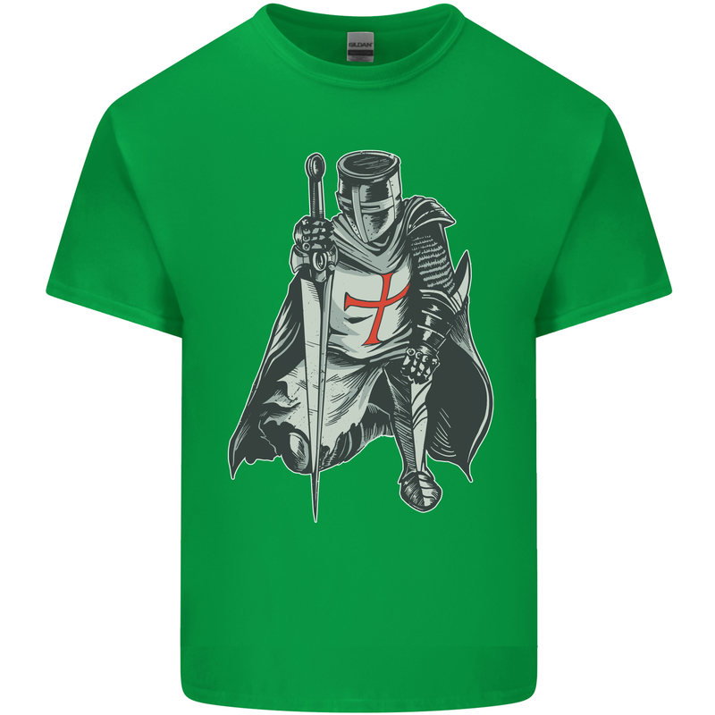A Nights Templar St. George's Day England Mens Cotton T-Shirt Tee Top Irish Green