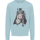 A Nights Templar St. George's Day England Mens Sweatshirt Jumper Light Blue