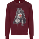 A Nights Templar St. George's Day England Mens Sweatshirt Jumper Maroon