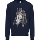 A Nights Templar St. George's Day England Mens Sweatshirt Jumper Navy Blue