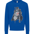 A Nights Templar St. George's Day England Mens Sweatshirt Jumper Royal Blue