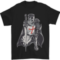 A Nights Templar St. George's Day England Mens T-Shirt Cotton Gildan Black