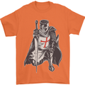 A Nights Templar St. George's Day England Mens T-Shirt Cotton Gildan Orange