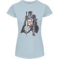 A Nights Templar St. George's Day England Womens Petite Cut T-Shirt Light Blue