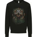 A Pagan Celtic Cross Kids Sweatshirt Jumper Black
