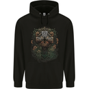 A Pagan Celtic Cross Mens 80% Cotton Hoodie Black