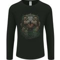 A Pagan Celtic Cross Mens Long Sleeve T-Shirt Black