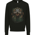 A Pagan Celtic Cross Mens Sweatshirt Jumper Black