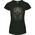A Pagan Celtic Cross Womens Petite Cut T-Shirt Black