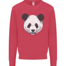 A Panda Bear Face Mens Sweatshirt Jumper Heliconia