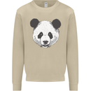 A Panda Bear Face Mens Sweatshirt Jumper Sand