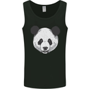 A Panda Bear Face Mens Vest Tank Top Black