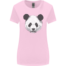 A Panda Bear Face Womens Wider Cut T-Shirt Light Pink