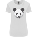 A Panda Bear Face Womens Wider Cut T-Shirt White