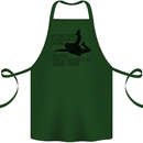 A Parachute to Skydive Twice Skydiver Funny Cotton Apron 100% Organic Forest Green