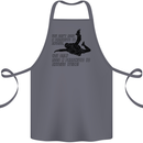 A Parachute to Skydive Twice Skydiver Funny Cotton Apron 100% Organic Steel