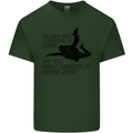 A Parachute to Skydive Twice Skydiver Funny Mens Cotton T-Shirt Tee Top Forest Green