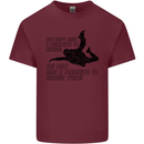 A Parachute to Skydive Twice Skydiver Funny Mens Cotton T-Shirt Tee Top Maroon