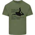A Parachute to Skydive Twice Skydiver Funny Mens Cotton T-Shirt Tee Top Military Green