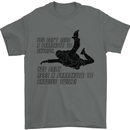 A Parachute to Skydive Twice Skydiver Funny Mens T-Shirt Cotton Gildan Charcoal