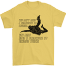 A Parachute to Skydive Twice Skydiver Funny Mens T-Shirt Cotton Gildan Yellow