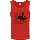A Parachute to Skydive Twice Skydiver Funny Mens Vest Tank Top Red