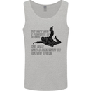 A Parachute to Skydive Twice Skydiver Funny Mens Vest Tank Top Sports Grey